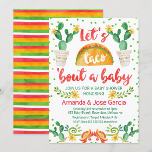 Taco Bout A Baby Invitation