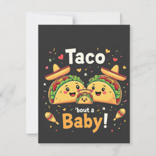 Taco Bout a Baby Pregnancy Faire-part