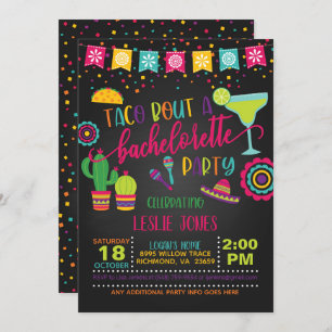 Taco Bout a Bachelorette Party Invitation - BL