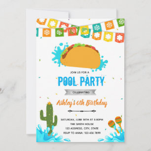 Taco Bout a Pool une invitation de la fête