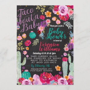 Taco Bout Amour Baby shower Invitation