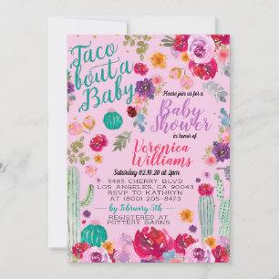 Taco Bout Amour Baby shower Invitation