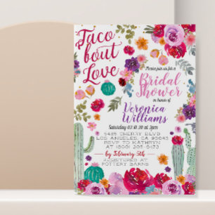 Taco Bout Amour Nuptiale Douche Invitation