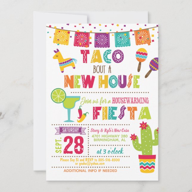 Taco Bout : Invitation au réchauffement de la mais (Devant)