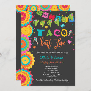 Taco Bout Invitation Couples Fiesta
