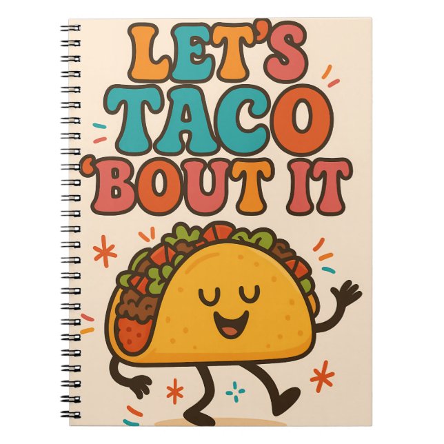 Taco ’Bout It Carnet (Devant)