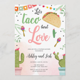Taco Bout Love Fiesta Couples Douche Invitation Ca