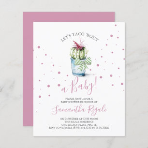 Taco-Bout un Baby shower féminin