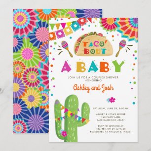 Taco Bout Un Bébé Fiesta Couples Douche Invitation
