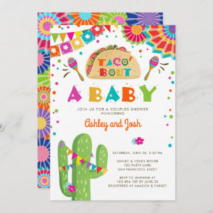 Taco Bout Un Bébé Fiesta Invitation À La Douche En