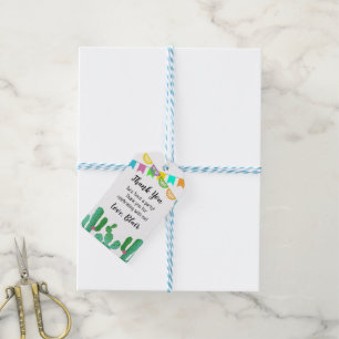 Taco "bout une étiquette de cadeau de fête