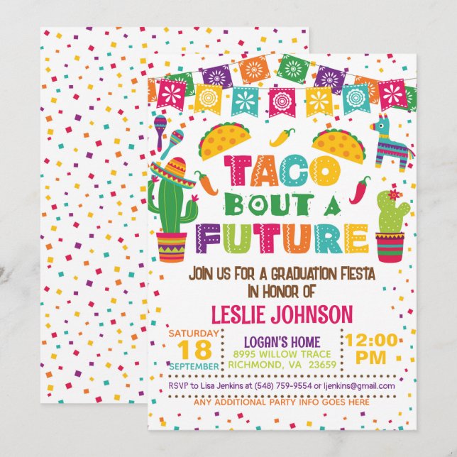 Taco Bout une invitation pour l'avenir (Devant / Derrière)