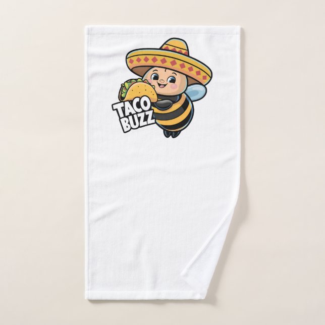 Taco Buzz Bumble Bee (Serviette à main)