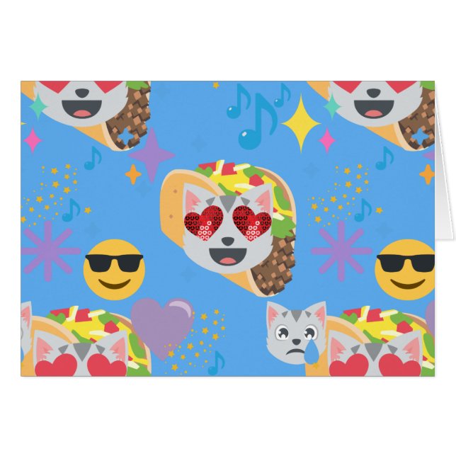 taco cat emoji (Devant horizontal)