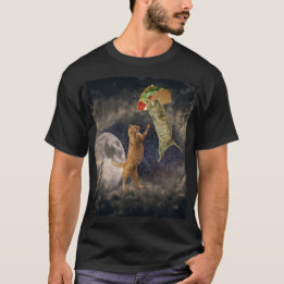Taco Chats avec la Lune et le T-shirt Homme Univer