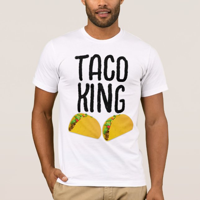 TACO KING MEN'S FUNNY DAD T-SHIRTS (Devant)