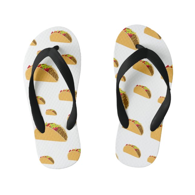 Taco Mardi Design - Les tongs pour enfants (Semelle)