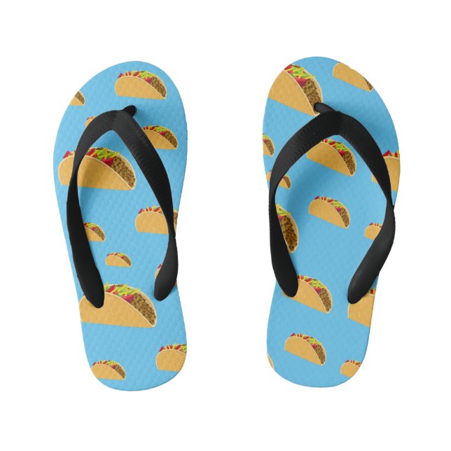 Taco Mardi Design - Les tongs pour enfants (Semelle)