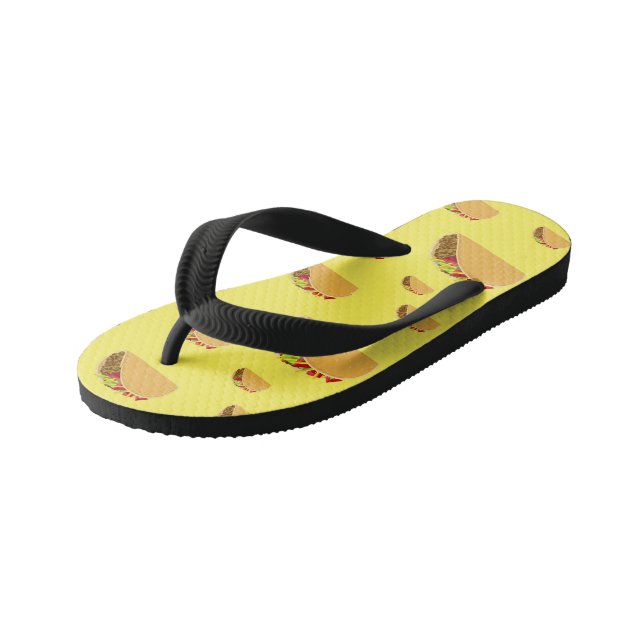 Taco Mardi Design - Les tongs pour enfants (Incliné)