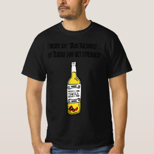 Taco Mardi Offense Mon T-Shirt Drôle Tequila