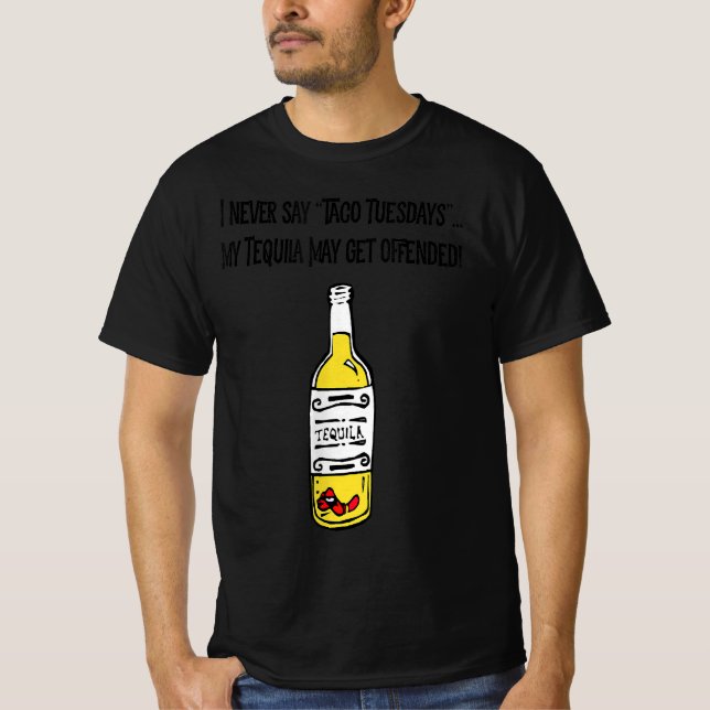 Taco Mardi Offense Mon T-Shirt Drôle Tequila (Devant)