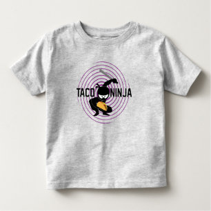 Taco Ninja Design - T-shirt Jersey fin Toddler