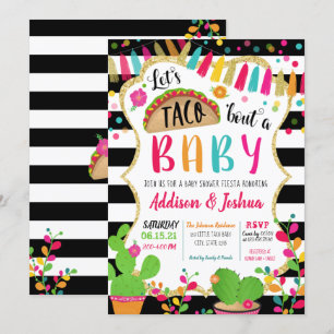 Taco parle d'une invitation Baby shower