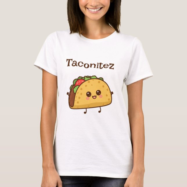 Taco T-Shirt – Fun Kawaii Food Tee (Devant)