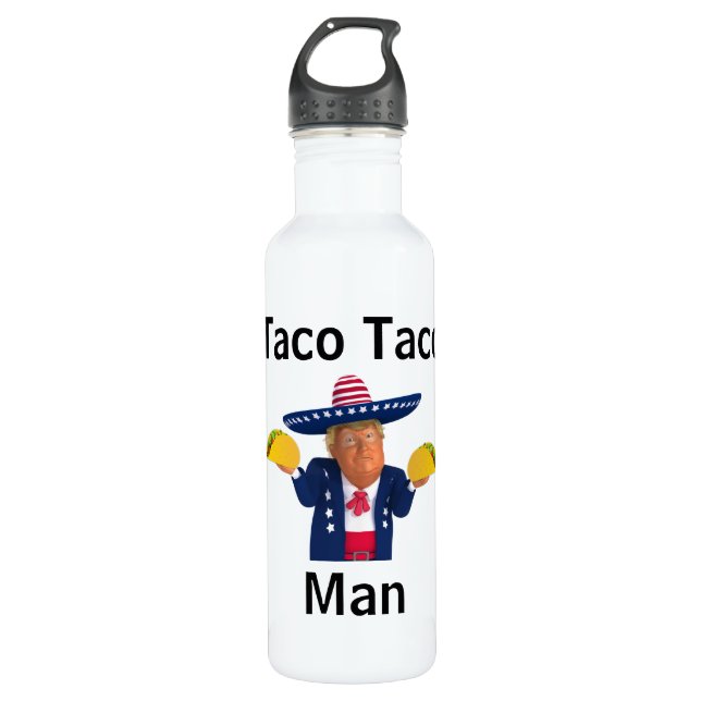 Taco Taco Man Bouteille d'eau (Devant)