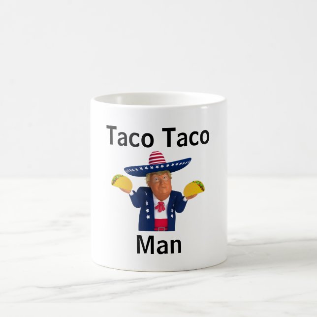 Taco Taco Man Café Mug (Centre)