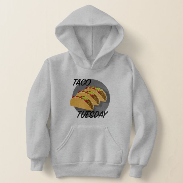 Taco Tuesday Design - Sweat - shirt à capuche de b (Poser)