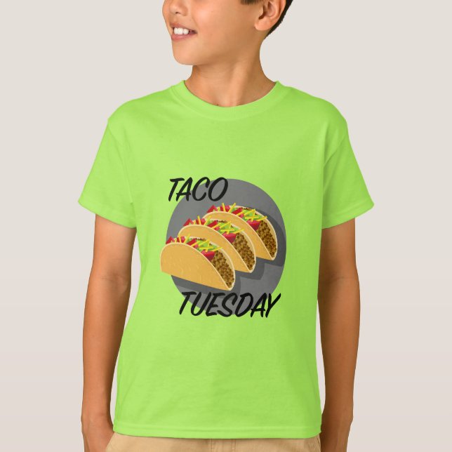 Taco Tuesday Design - T-Shirt de base pour enfants (Devant)