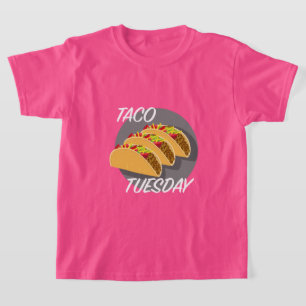 Taco Tuesday Design - T-Shirt de base pour enfants