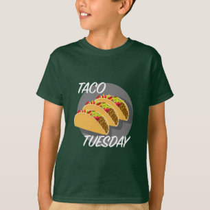 Taco Tuesday Design - T-Shirt de base pour enfants