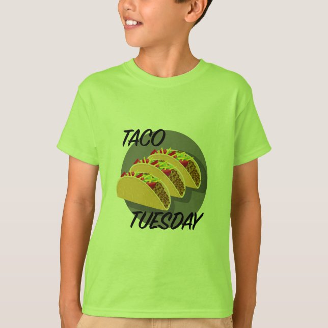 Taco Tuesday Design - T-Shirt de base pour enfants (Devant)