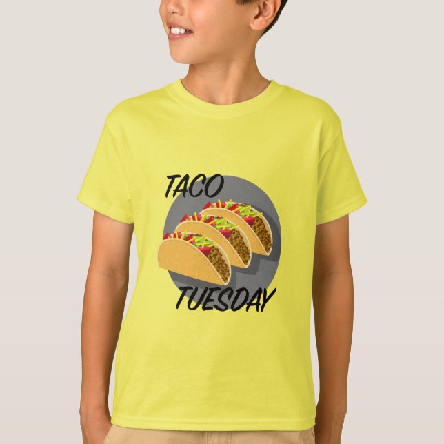 Taco Tuesday Design - T-Shirt de base pour enfants (Devant)