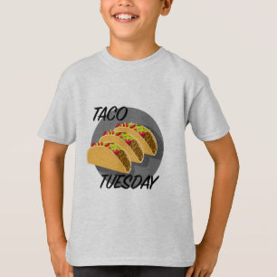Taco Tuesday Design - T-Shirt de base pour enfants