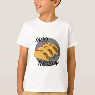 Taco Tuesday Design - T-Shirt de base pour enfants