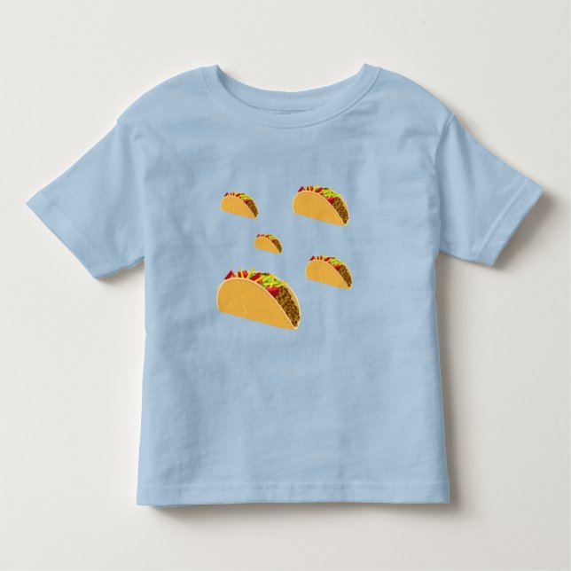 Taco Tuesday Design - Toddler Fine Jersey T-Shirt (Devant)
