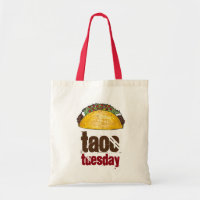 Taco Tuesday Funny Tacos Sac fourre-tout de nourri