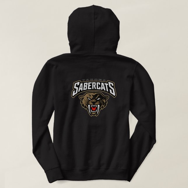 Tacoma Sabercats Sweat - shirt à capuche moderne (Design dos)