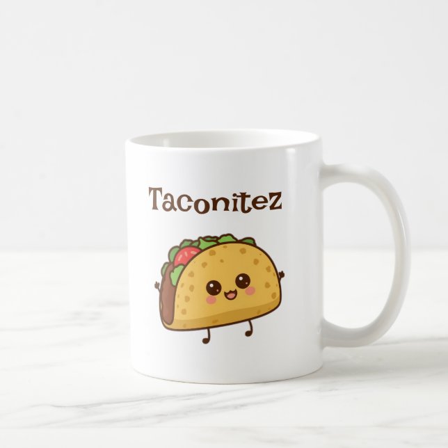 Taconitez Taco Mug – Cute Kawaii Food Cup (Droite)
