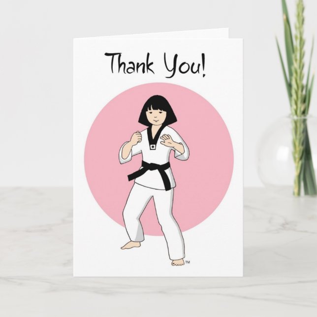 Tae Kwon Do Princess Merci Cartes (Devant)