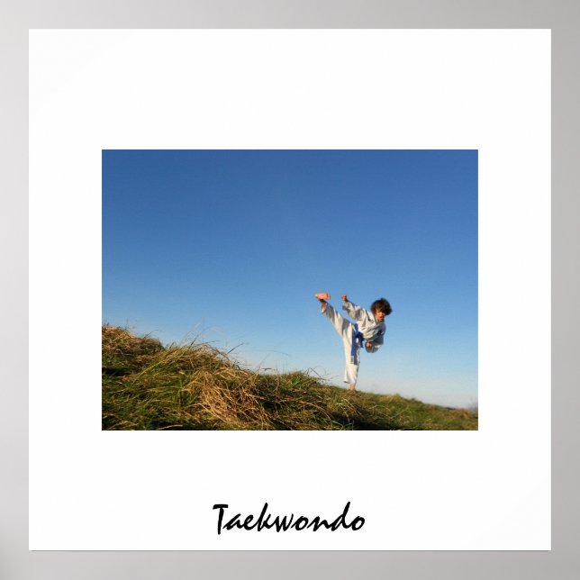 Taekwondo poster for kids (Devant)