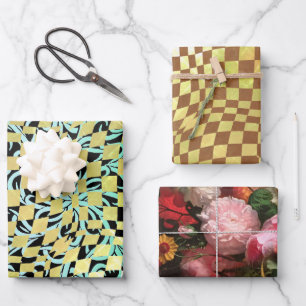 Taffi Op Art Échantillon Feuilles de papier d'enve