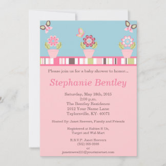 Taffy Butterfly 5x7 Invitation