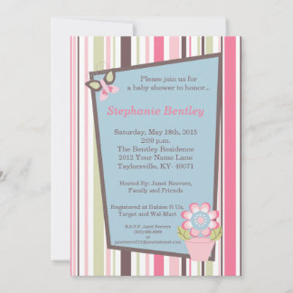Taffy Butterfly 5x7 Invitation