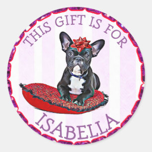 Tag cadeau de Noël personnalisé Stickers de vacanc