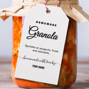 tag Étiquette Granola fait maison