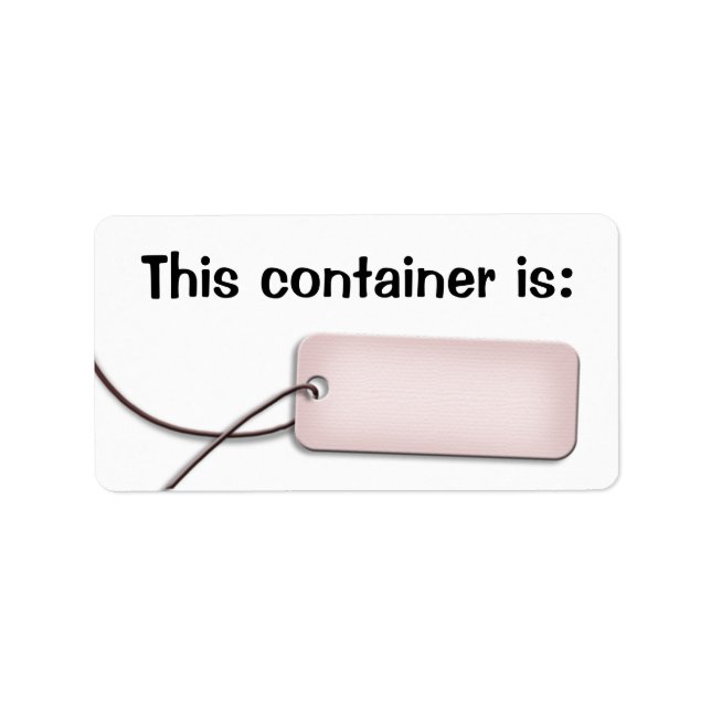 Tag Étiquettes de cuisine (Devant)